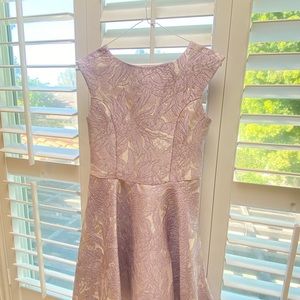Lavender and white size 14 girls party dress from Un Doux Trois